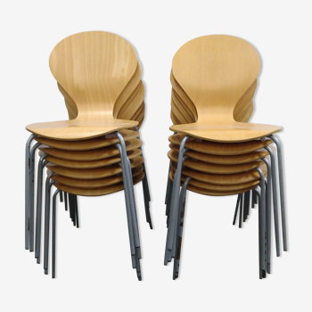 Chaises Rondo conçue par Erik Jørgensen pour Danerka