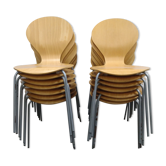 Chaises Rondo conçue par Erik Jørgensen pour Danerka