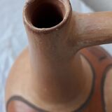 Terracotta pottery vase