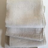 19th Raw linen tablecloth length 290 cm