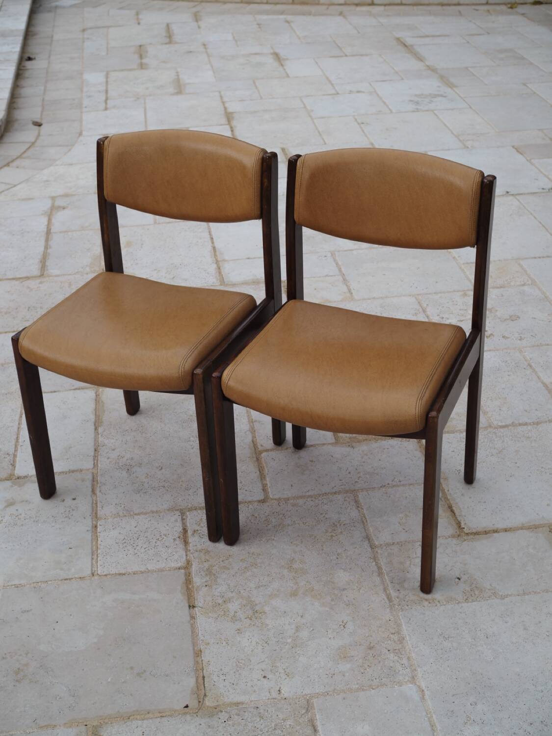 Scandinavian chair pair - Roche Bobois