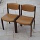 Scandinavian chair pair - Roche Bobois