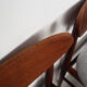 Set of three teak chairs, danish design, 1970s