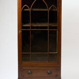 Original English mahogany display cabinet