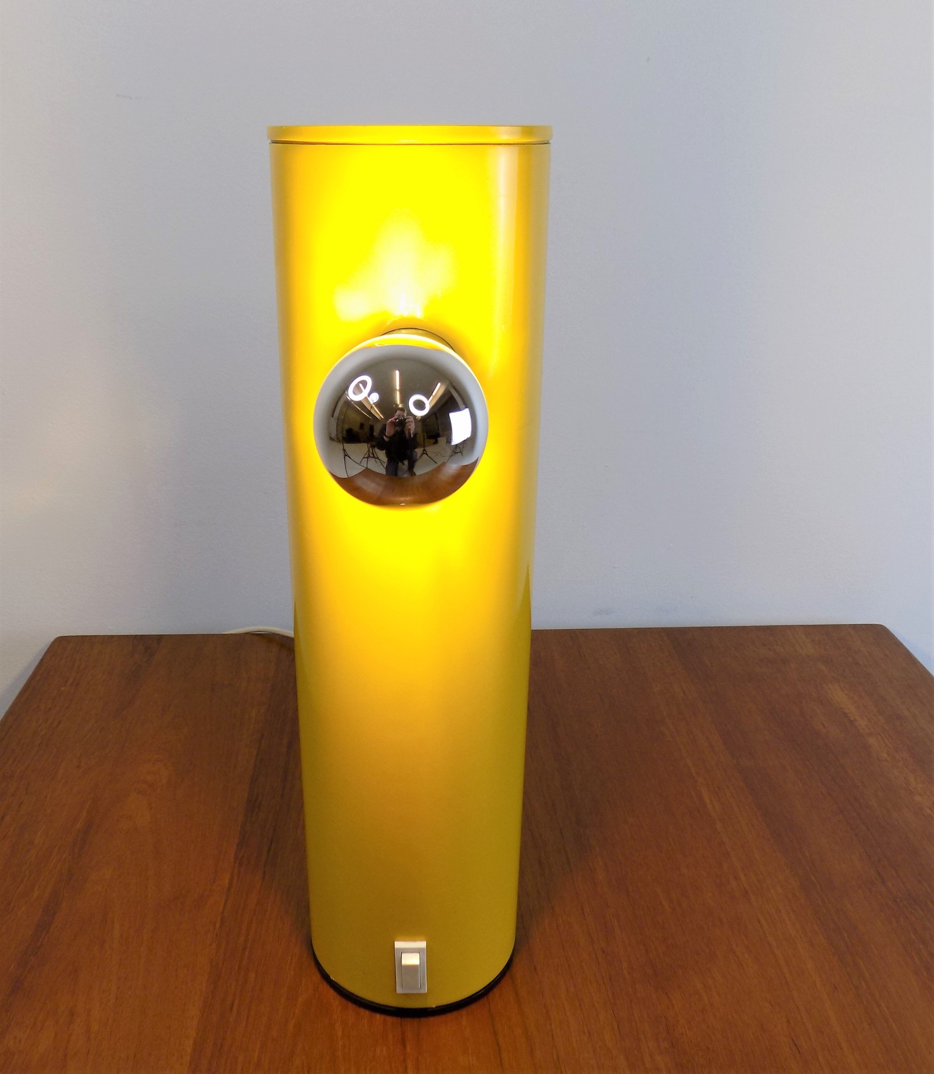Hillebrand table lamp Cylinder 70s