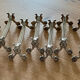 12 christofle silver metal knife holder