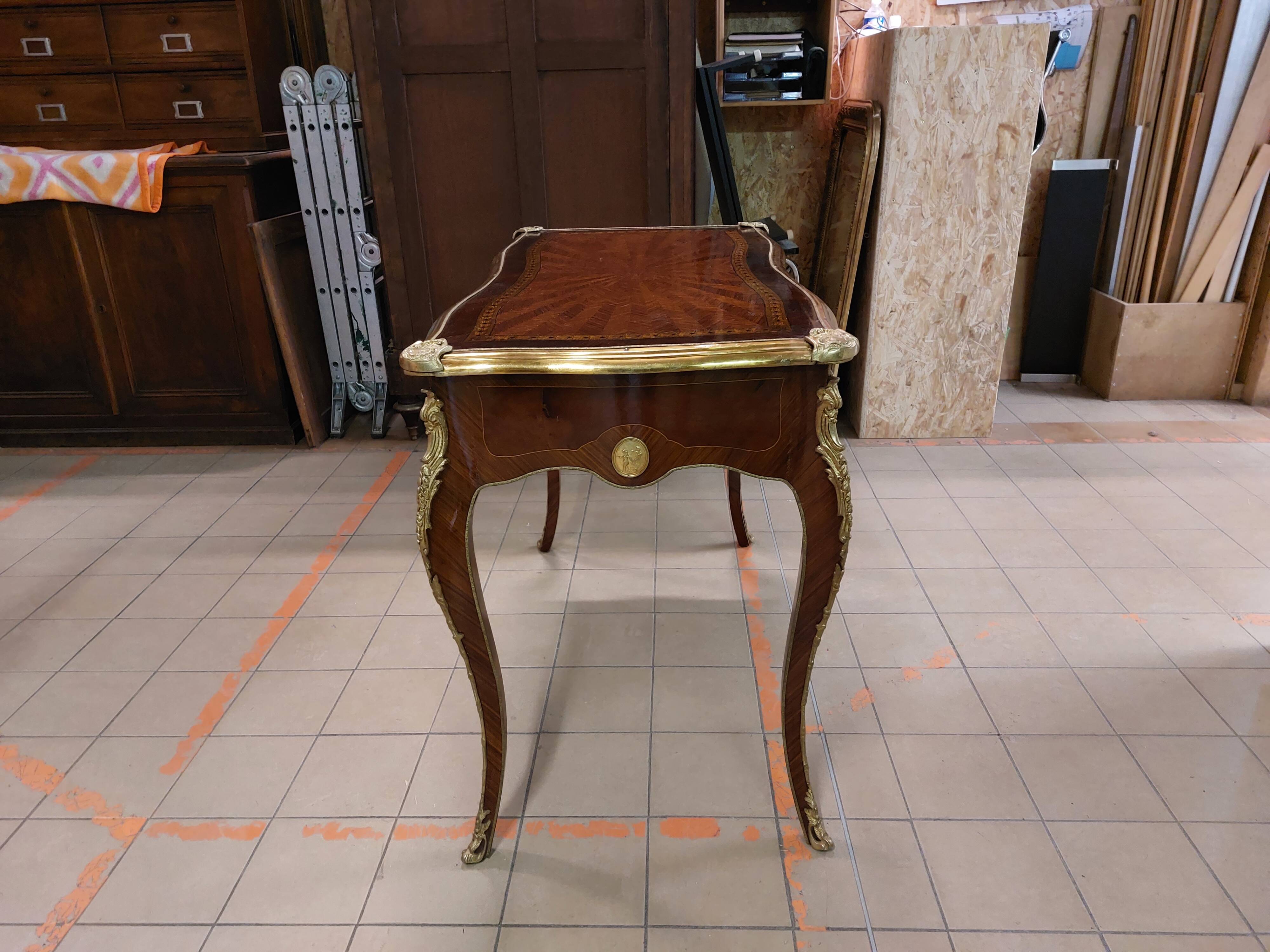 Louis XV style baroque living room desk