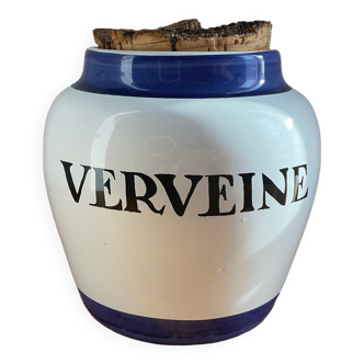 Pot à épices «  verveine » en porcelaine de Biot