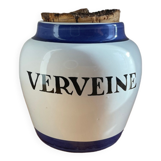 Spice jar "verbena" in porcelain from Biot