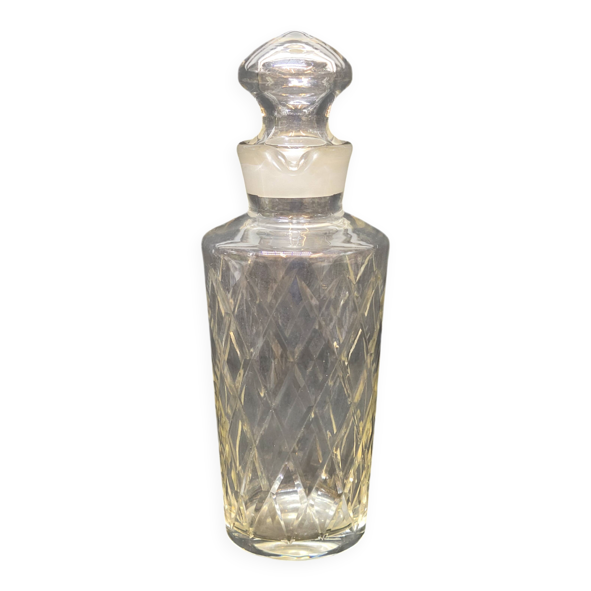 Vintage cut glass decanter