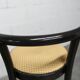 Pair of Baumann stools model Dialog in black and yellow and blue faux leather 1990