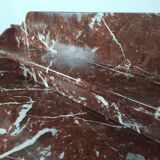 Burgundy marble dressing table