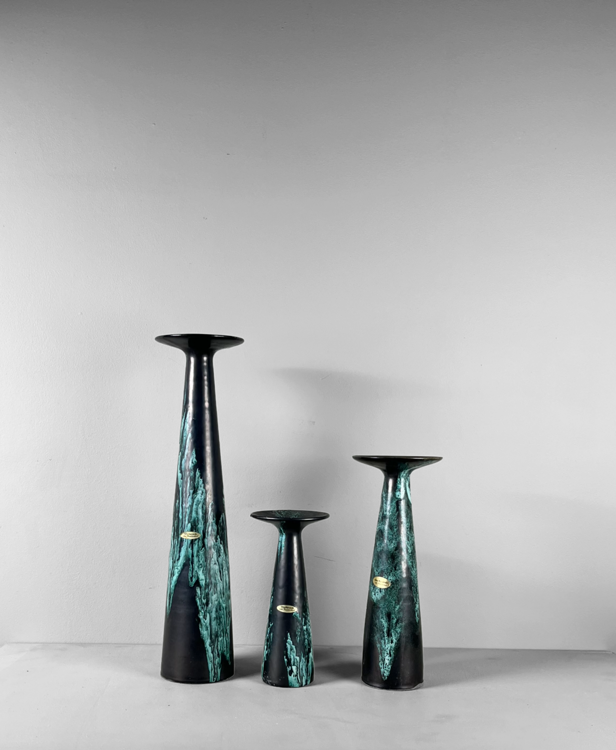 Set of 3 vases by Otto Keramik Germany