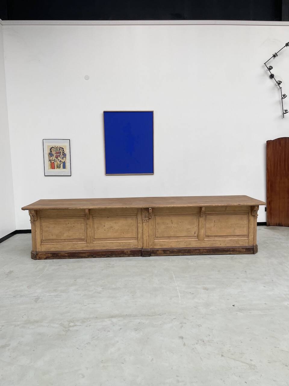 XXL oak and pine counter 350cm