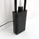 Black Uno floor lamp by Gian N. Gigante for Zerbetto, 1980