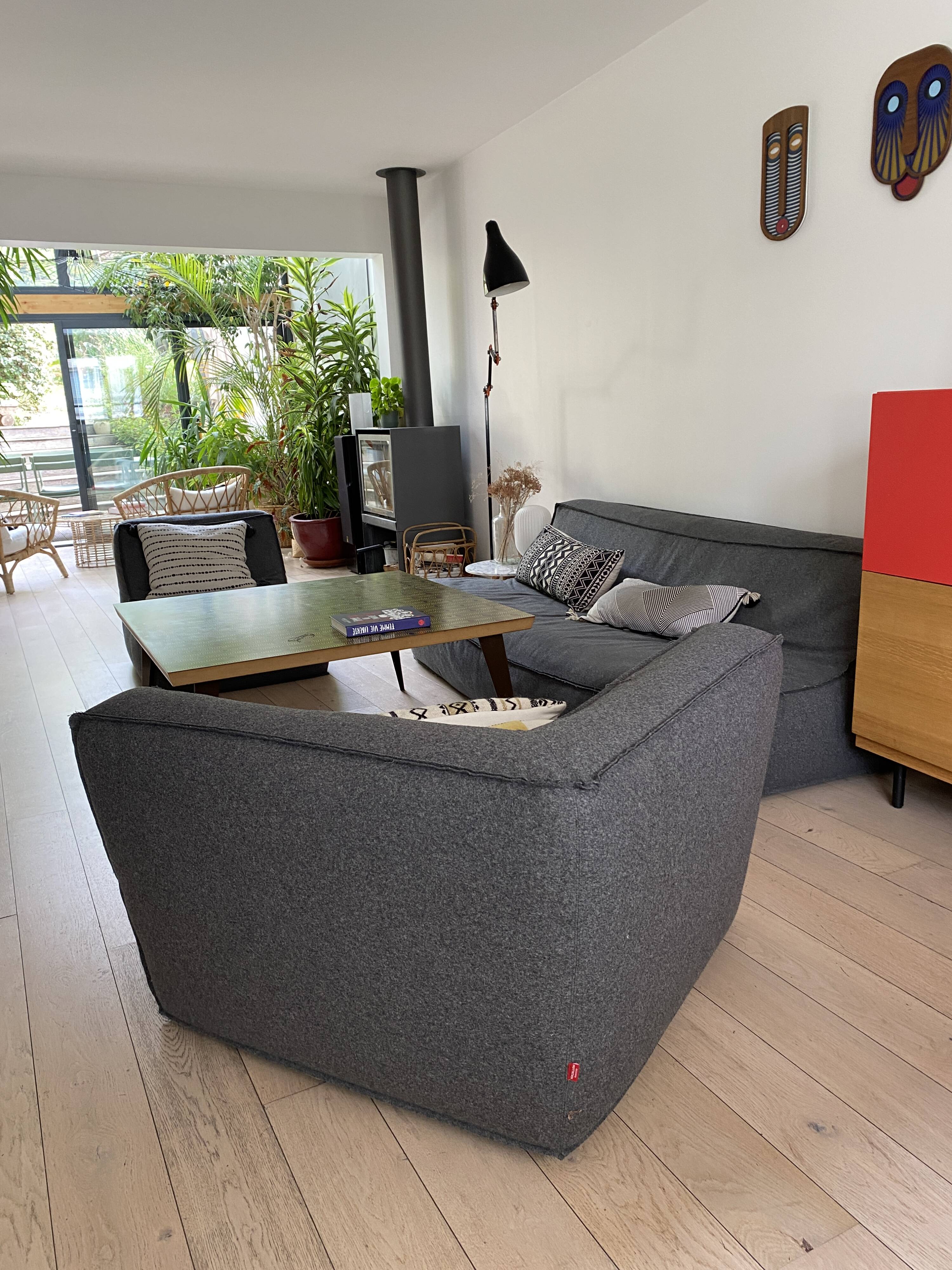 Designer sofa and armchair set