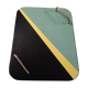 Plateau vintage année 59 en formica jaune bleu et noir