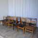 Set of 14 Vintage Scandinavian Dining Chairs / Yugoslav Wooden Bistro Chair
