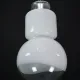 Vintage Mazzega space age chandelier in chrome and murano glass. Italy 1960