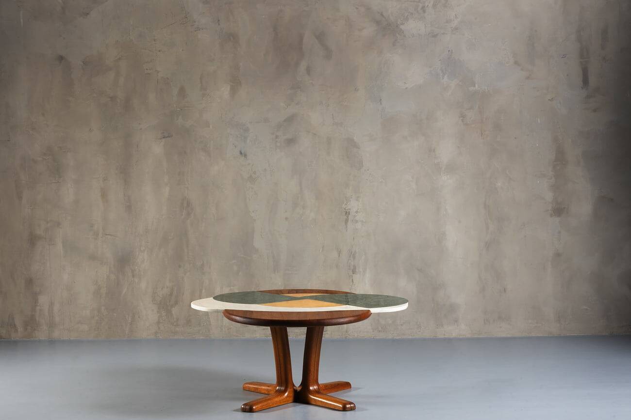 Kamikaze Egg Marble Coffee Table by Corina Olaru, Romania, 2023