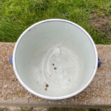 Earthenware cover pot of Gien XIXth