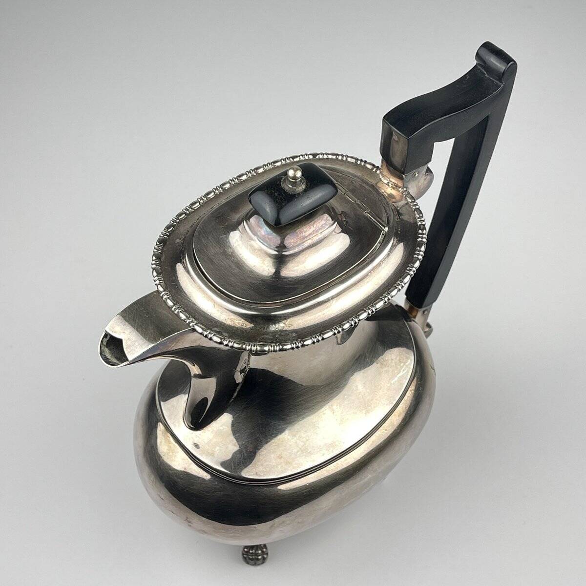 Service à thé en argent, Sheffield, Angleterre, années 1930, set de 4