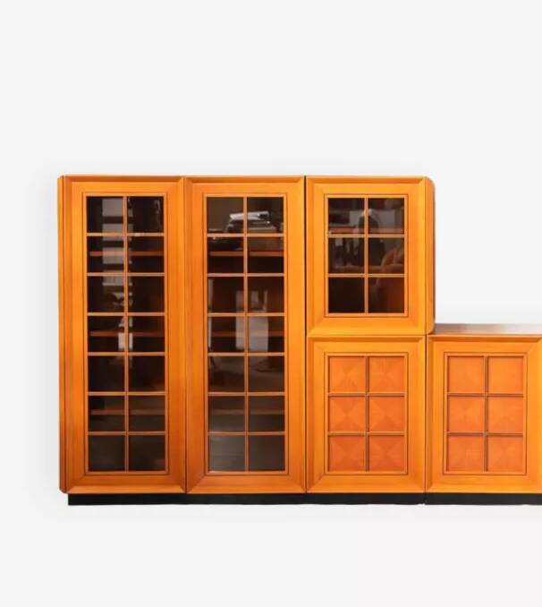 Modules de salon en bois de bruyère, modèle « Caccia alla Volpe », 1970