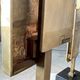 Pair of Dioniso Table Lamps in Marble and Brass by Angelo Brotto, Esperia