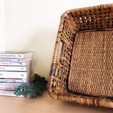 Rectangle wicker basket