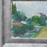 Brita Af Klercker, Swedish painting, 1952, Oil on canvas, Framed