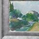 Brita Af Klercker, Swedish painting, 1952, Oil on canvas, Framed