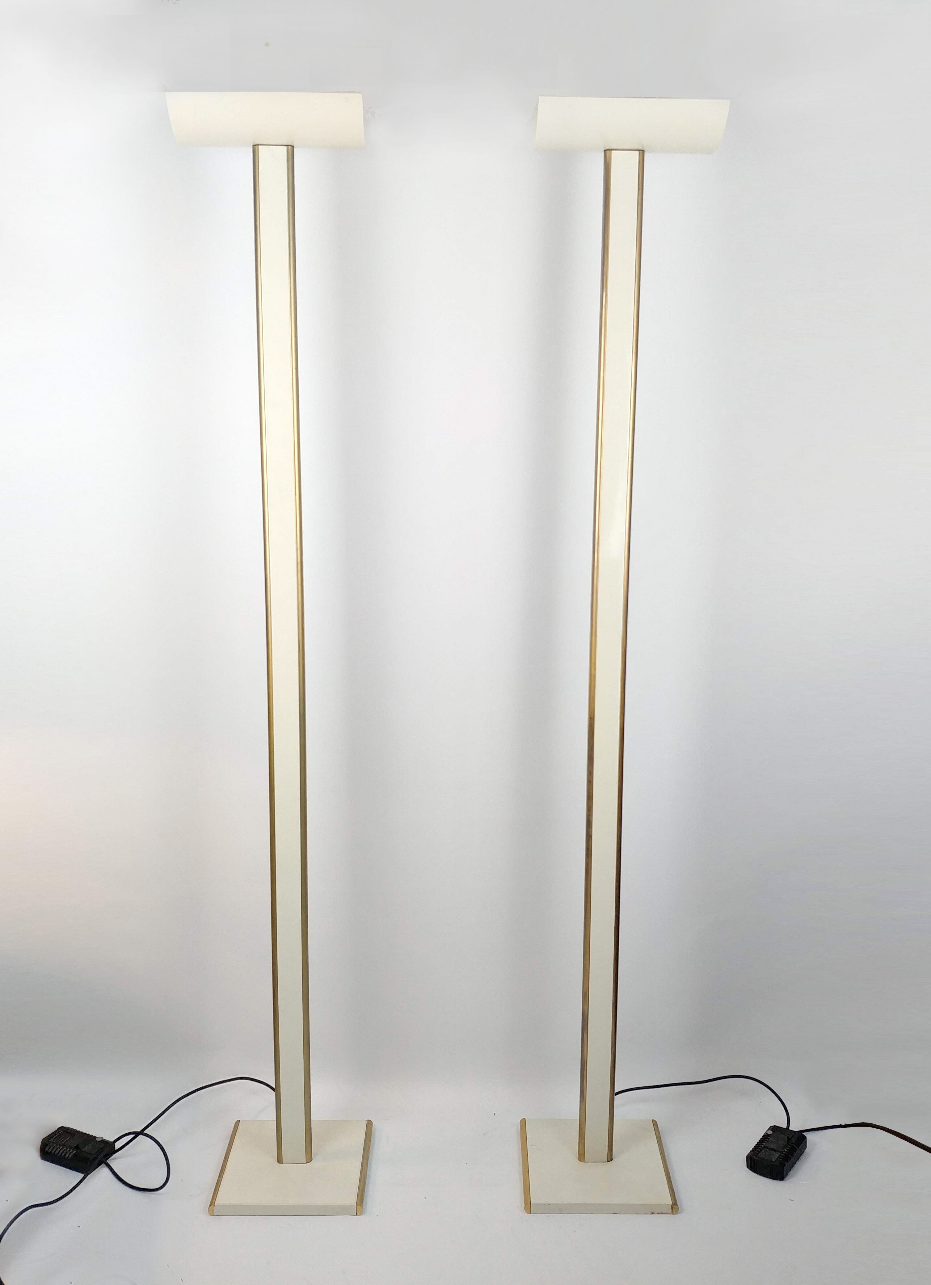 Pair of floor lamps 1970