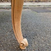 Louis XV extendable dining table, renovated, walnut, 250cm, 18th century.