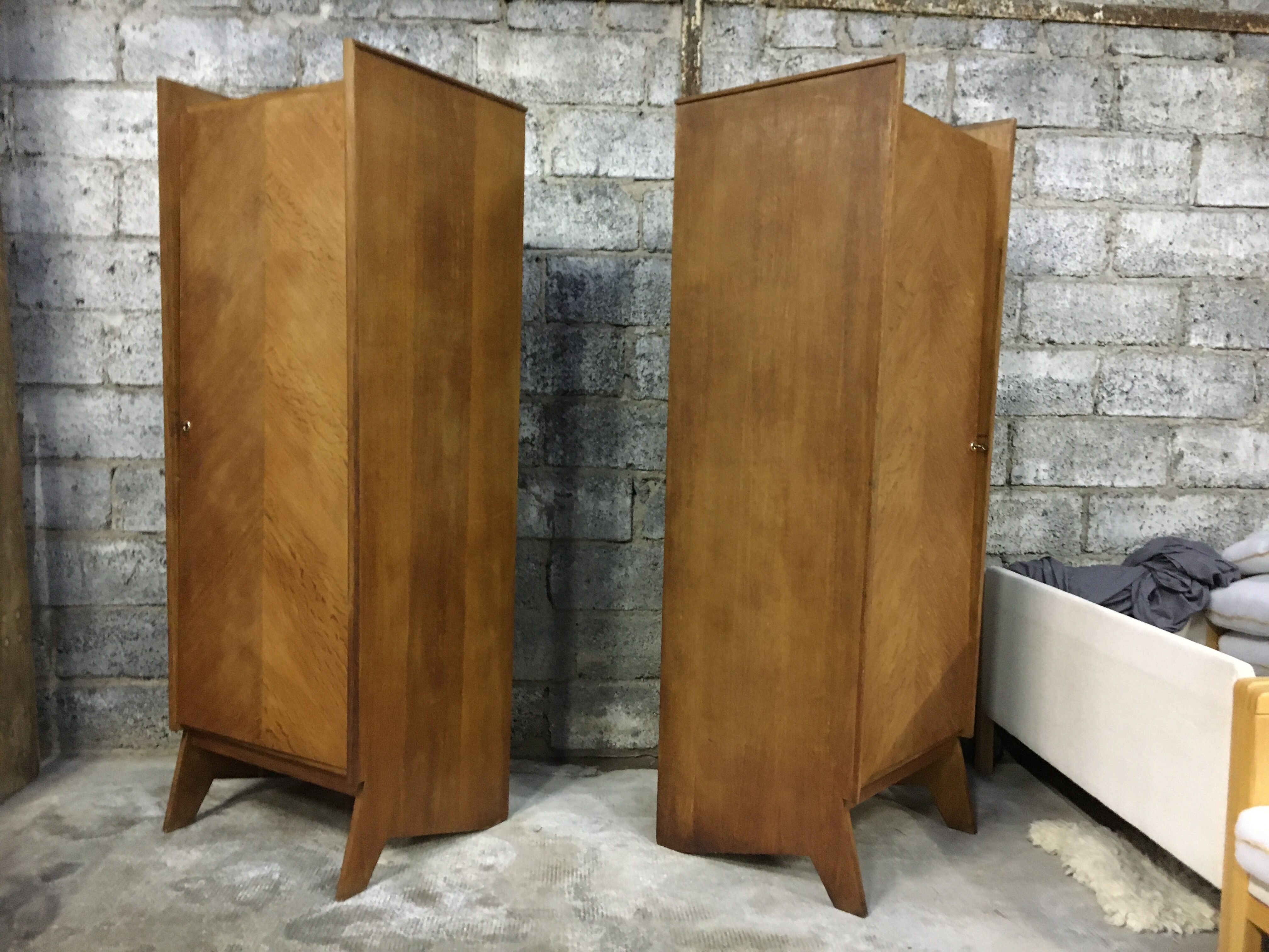 Pair of university wardrobes