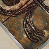 Steel and ceramic coffee table