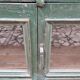 Ancien buffet vitré en teck birman