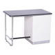 Bauhaus Writing Desk, Steel, Glass, Germany, 1940s