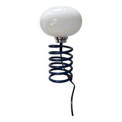 Lampes ressort bleu