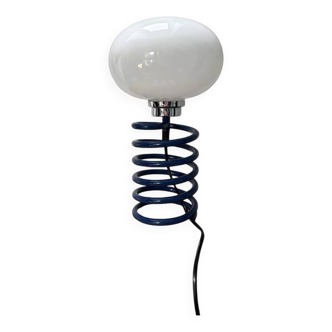 Lampes ressort bleu