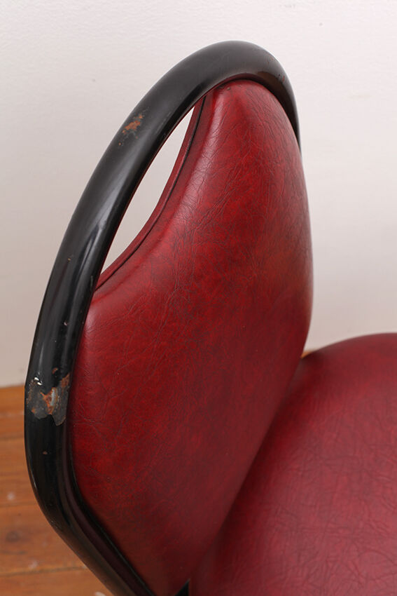 Red vintage bistro chair