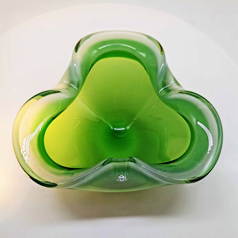 1960s Big Ashtray or Catch-all in Murano Glass by Flavio Poli for Seguso.