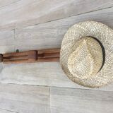 VINTAGE Geometric Solid Oak COAT RACK