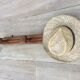 VINTAGE Geometric Solid Oak COAT RACK