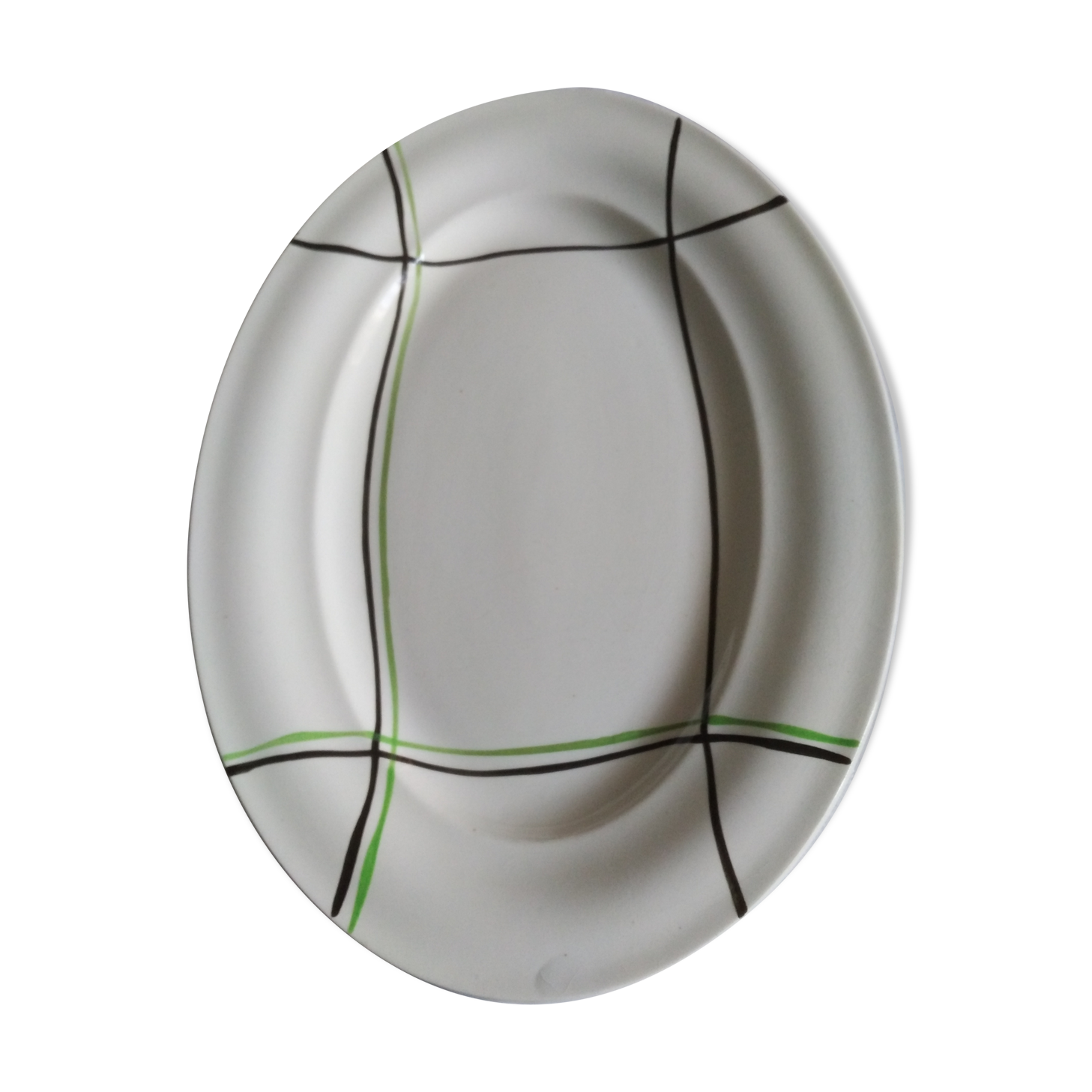 Plat à  hors d'œuvre vintage céramique de Ceranord St Amand