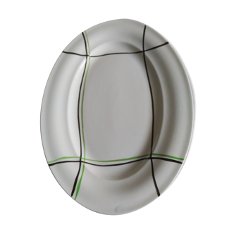 Ceranord St Amand ceramic vintage hors d'oeuvre dish