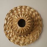 natural fiber hat braided decoration countryside bohemian ethnic handmade