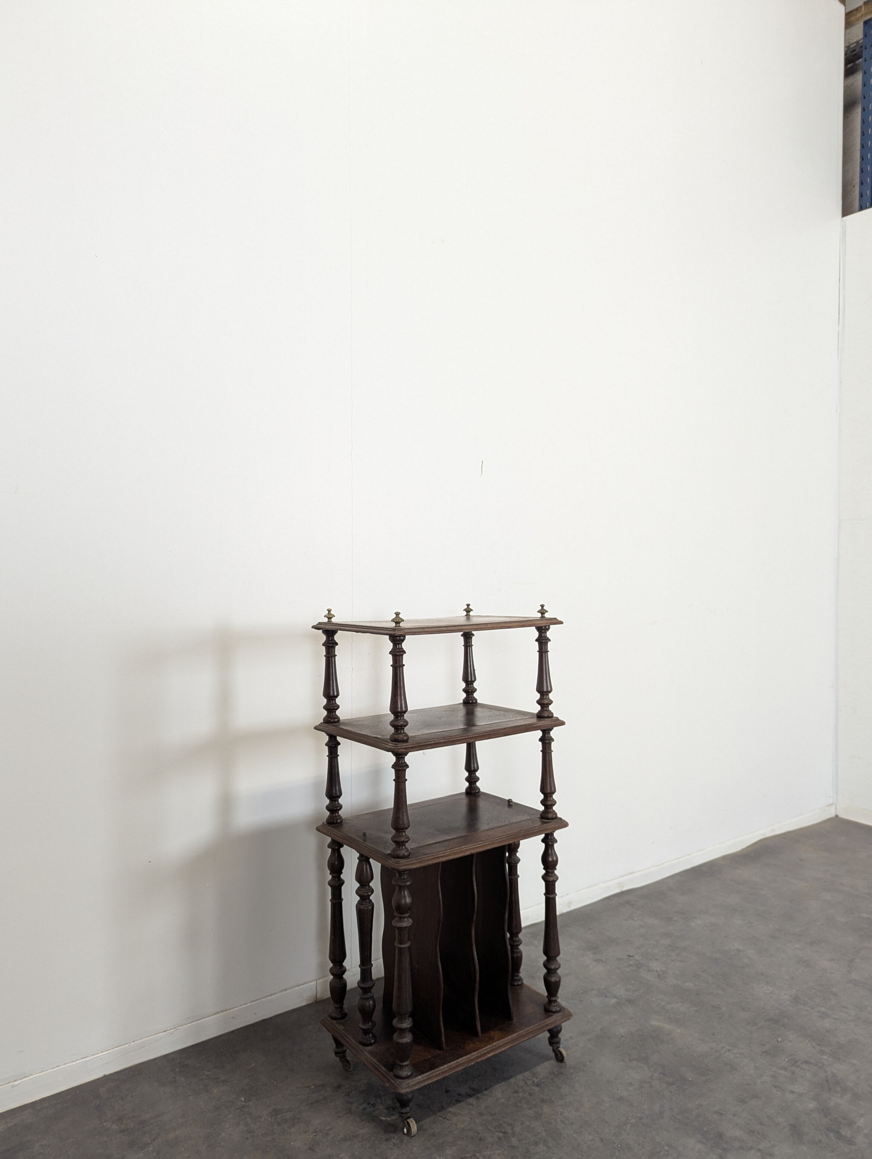 Rosewood music cabinet from the Napoleon III period