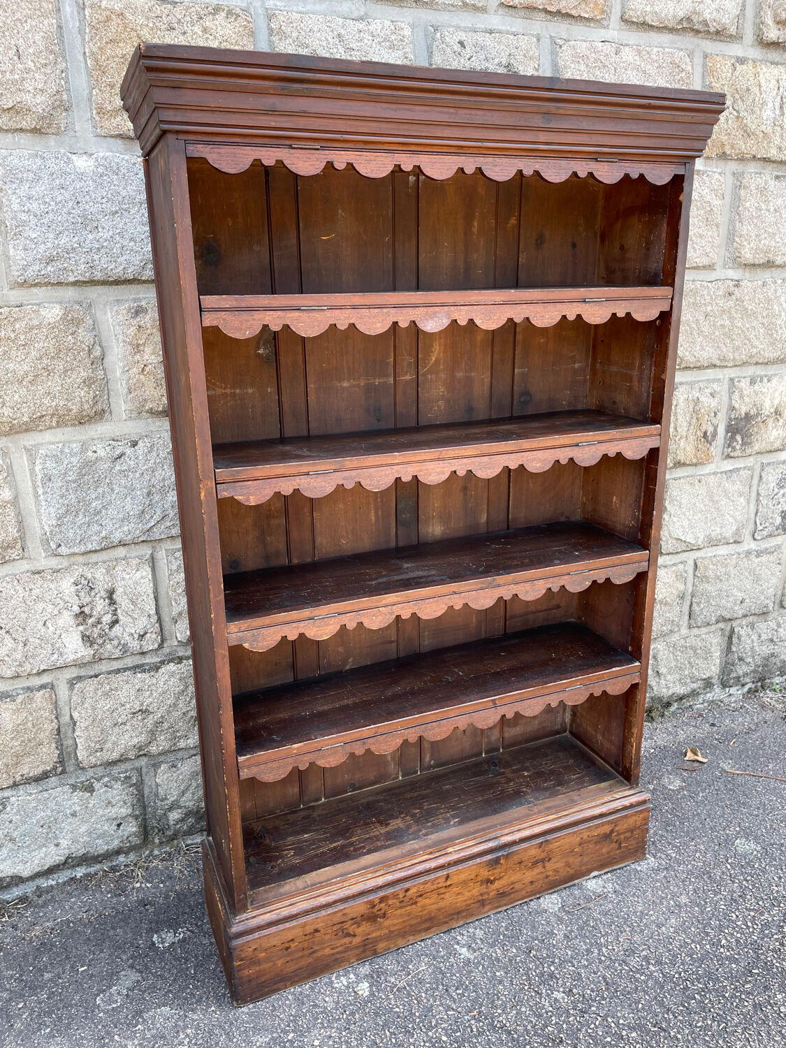 Wooden english bookcase