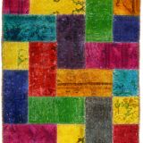 Tapis d'Orient "Patchwork" fin