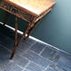 Table ou bureau vintage art deco en bambou
